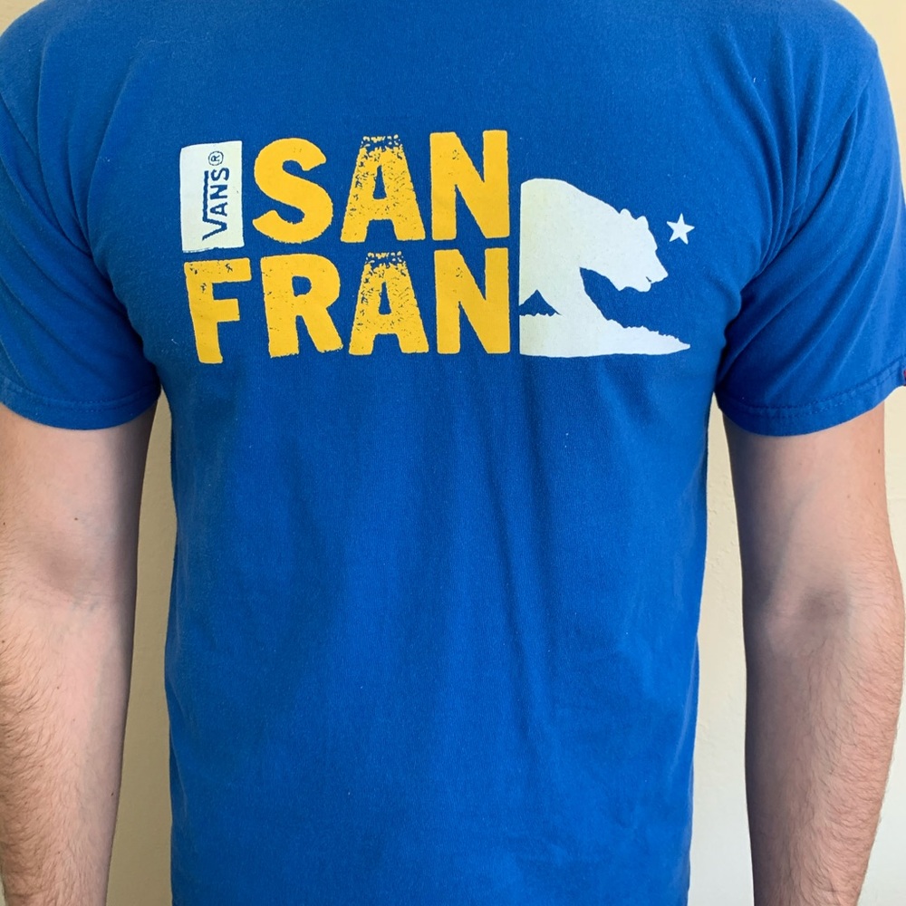 Vans blue limited edition SF t-shirt!